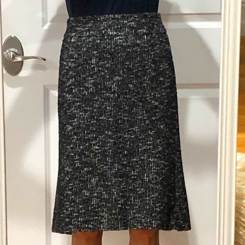 BR A-line wool skirt